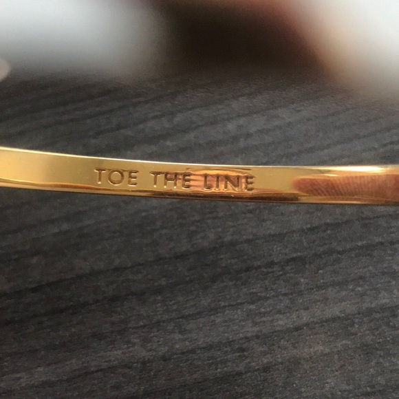 Kate spade 'Toe the line' bracelet / bangle - Picture 4 of 7